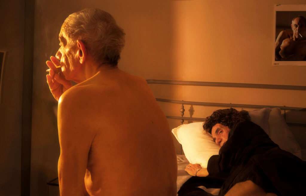 © Catherine Balet, courtesy Bigaignon Hommage à Nan GOLDIN, Nan and Brian in bed, NYC, 1983, 2014